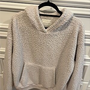 American Eagle Outfitters Soft Cream Hoodie